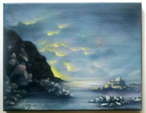 original oregon coast seascape painting
