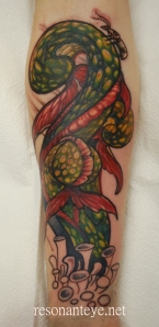 we'll finish the lichen, as well as start the back of his forearm, next time.