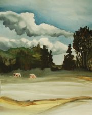 oregon landscape painting
