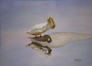 Signet 1 Watercolor Painting By Cape Ann Artist Kate Somers